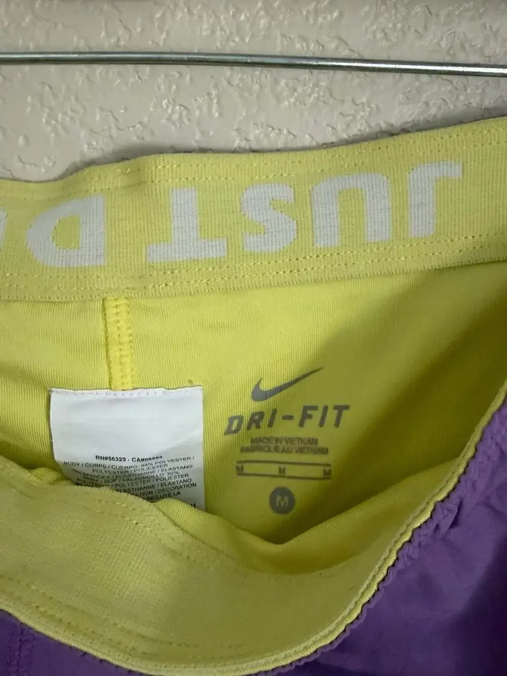 Nike Women's Dri-Fit Running Shorts with Brief Liner Purple